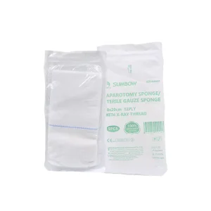 STERILE GAUZE SWAB 40S/19X10 SIZE 10CMX20CM 12PLY W/ XRAY THREAD SM50007