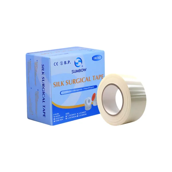 SILK SURGICAL TAPE 2.5CM X 5YRD WHITE