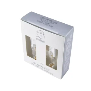 STUDEX GOLD PLATED TIFANNY 4MM CUBIC ZIRCONIABOX 7521-0100-23